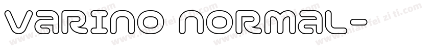 varino normal字体转换